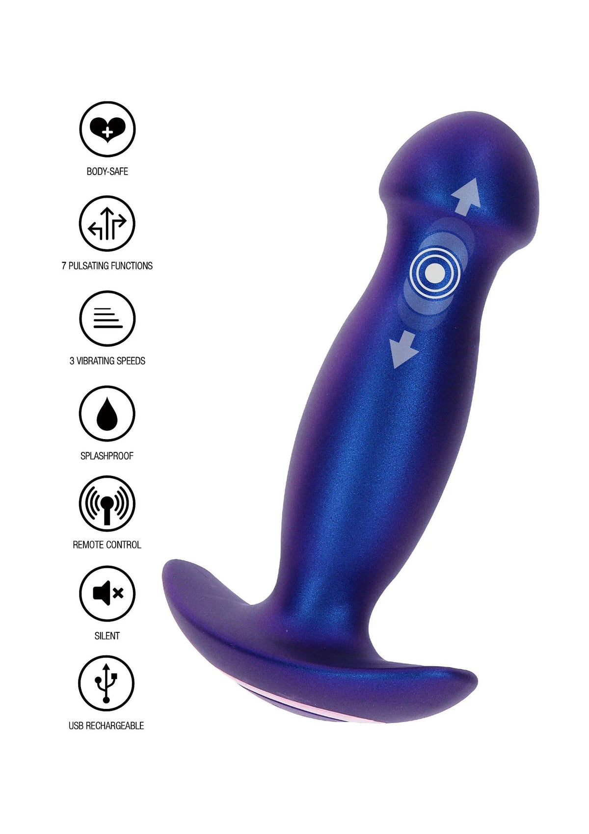 Bestel: The Wild Magn Pulse Vibrating Plug - bij Happytoys: de erotische sex webshop | liever Happy dan Easy ⭐⭐⭐⭐⭐