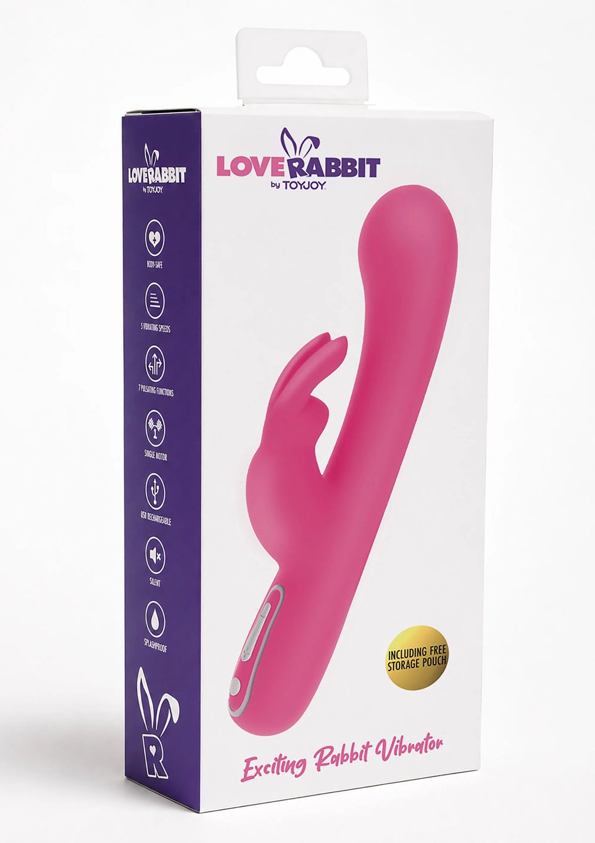 Bestel: Love Rabbit Exciting Rabbit Vibrator by ToyJoy - bij Happytoys: de erotische sex webshop | liever Happy dan Easy ⭐⭐⭐⭐⭐