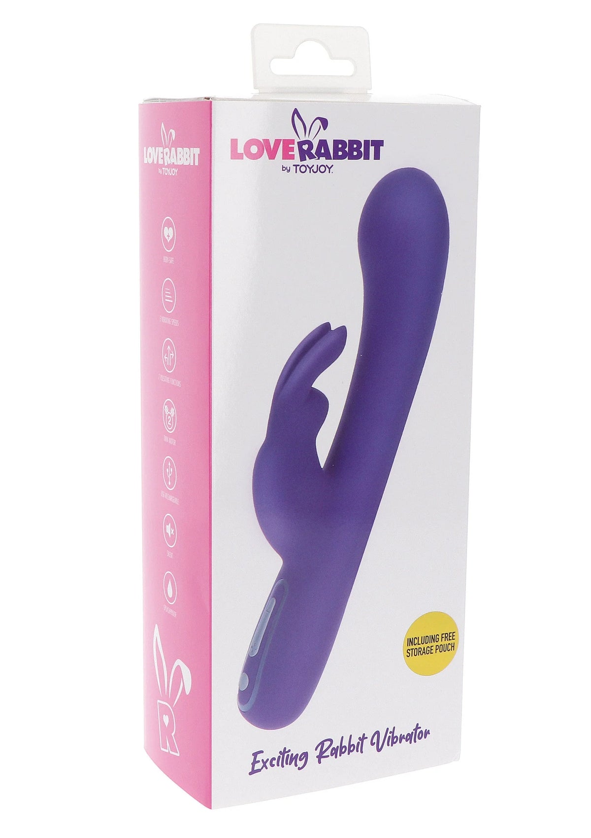 Bestel: Love Rabbit Exciting Rabbit Vibrator by ToyJoy - bij Happytoys: de erotische sex webshop | liever Happy dan Easy ⭐⭐⭐⭐⭐
