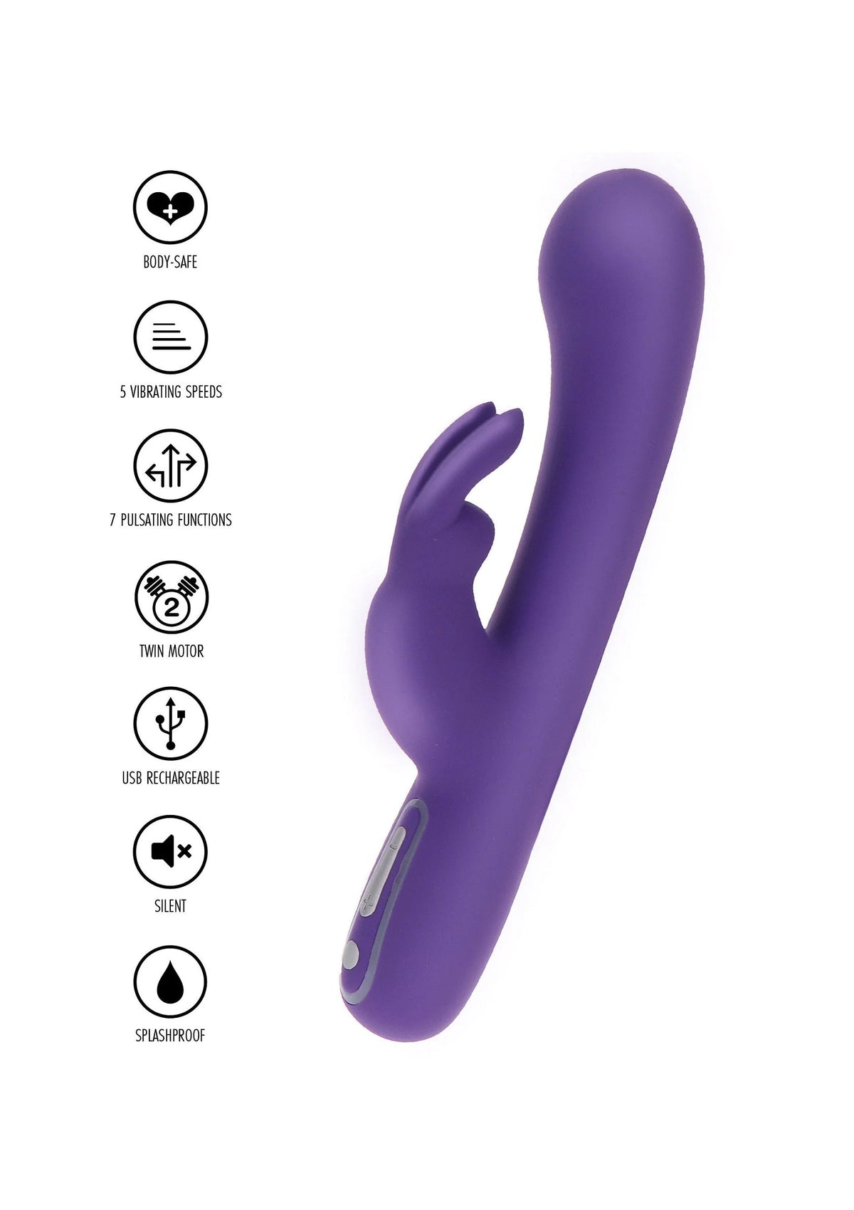 Bestel: Love Rabbit Exciting Rabbit Vibrator by ToyJoy - bij Happytoys: de erotische sex webshop | liever Happy dan Easy ⭐⭐⭐⭐⭐
