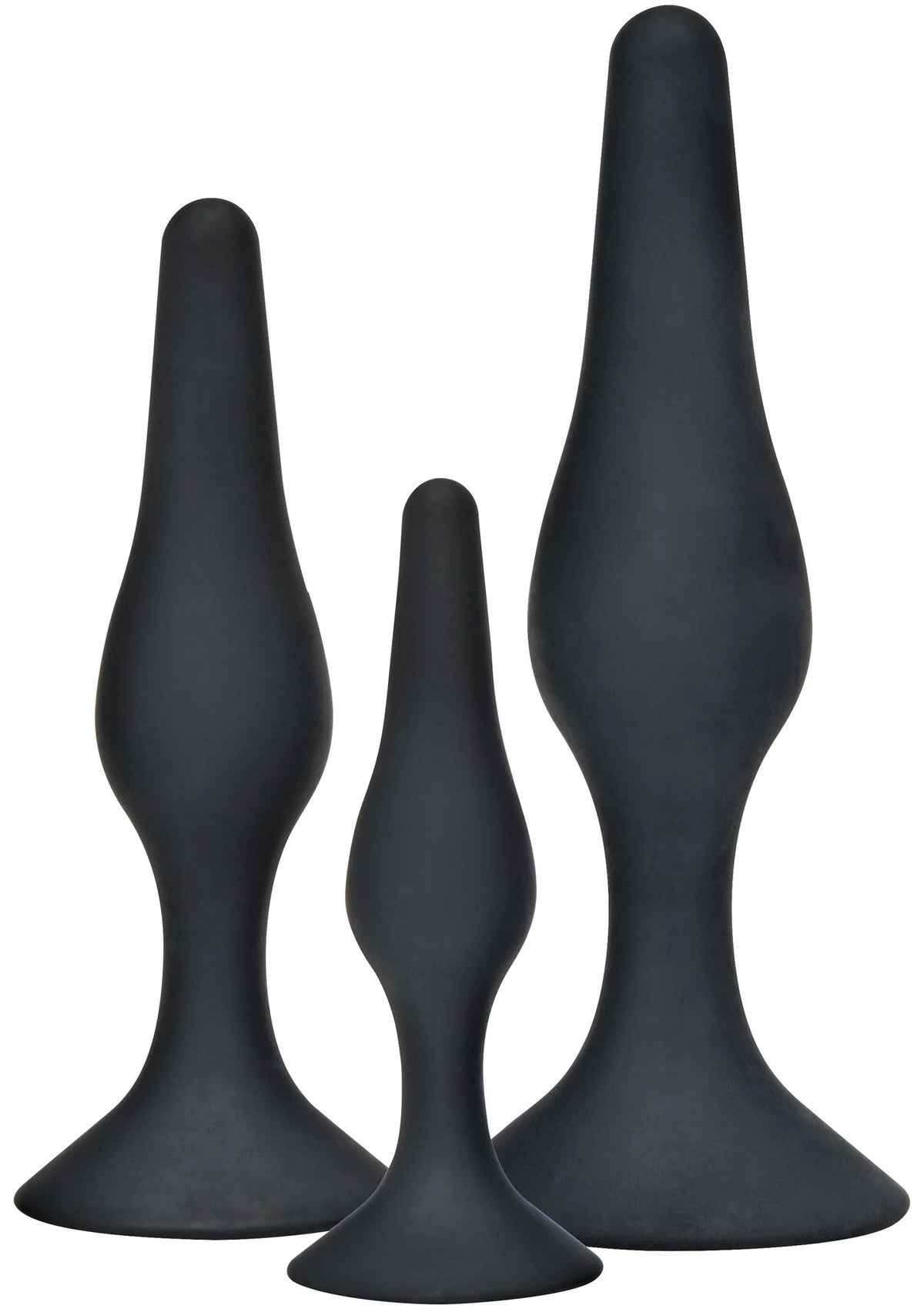 Bestel: Anal Play Curvy butplug Companions Kit 3pcs by ToyJoy - bij Happytoys: de erotische sex webshop | liever Happy dan Easy ⭐⭐⭐⭐⭐ - Default Title - 10283 - BLACK