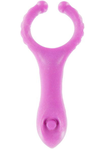 Bestel: Basics Vibrating Clit - Stim C - Ring by ToyJoy - bij Happytoys: de erotische sex webshop | liever Happy dan Easy ⭐⭐⭐⭐⭐ - Default Title - 10311 - PURPLE