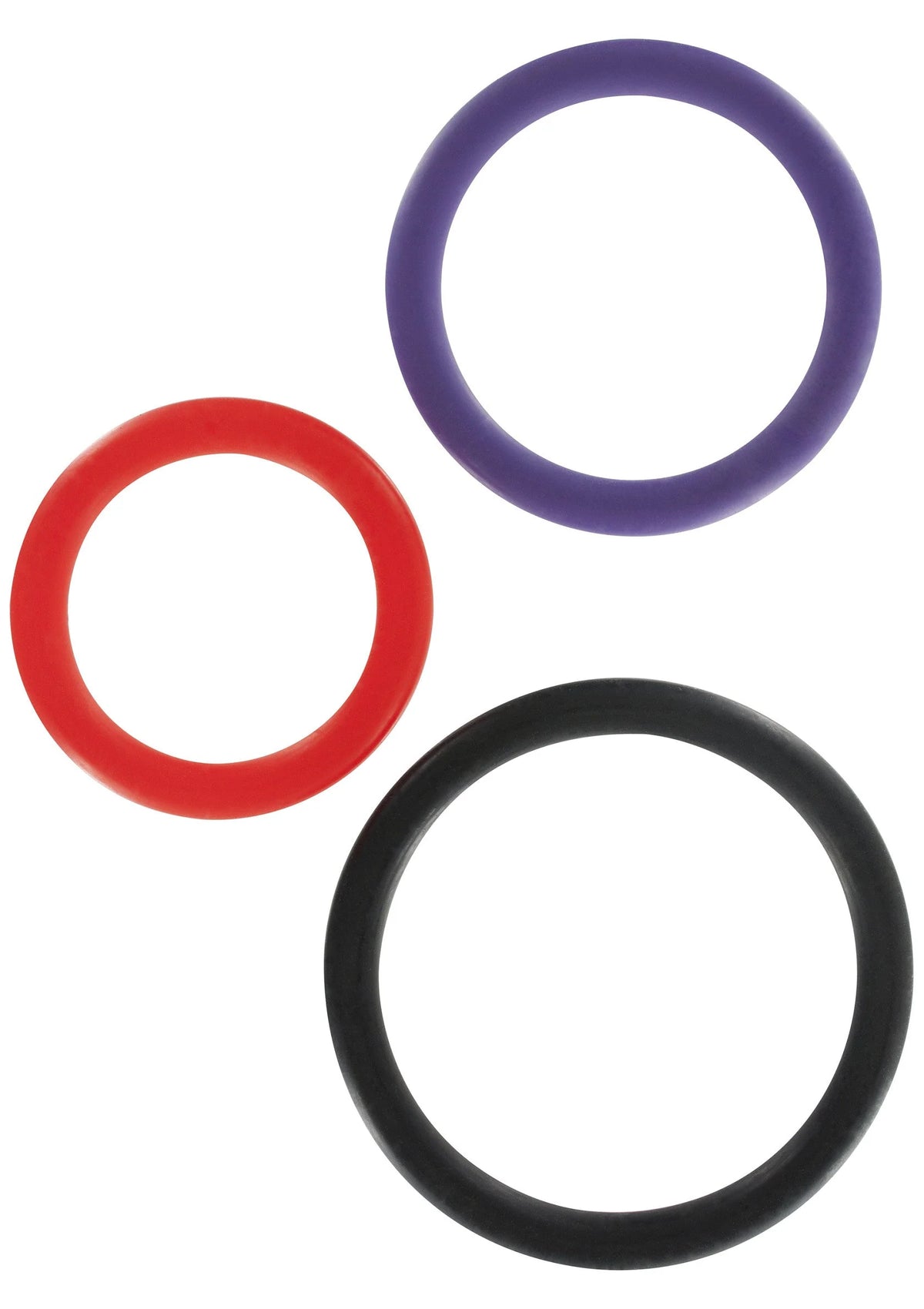 Bestel: Basics Triple Rings Multicolor 3pcs by ToyJoy - bij Happytoys: de erotische sex webshop | liever Happy dan Easy ⭐⭐⭐⭐⭐ - Default Title - 10313 - MULTICOLOR
