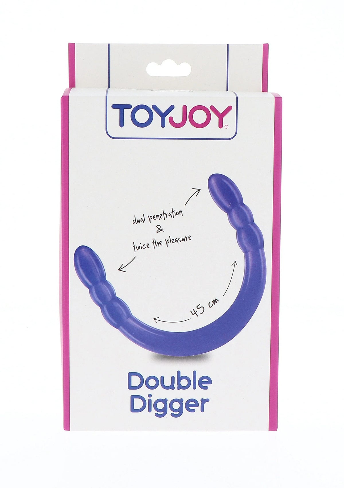 Bestel: Classics Double Digger 45 cm Dong by ToyJoy - bij Happytoys: de erotische sex webshop | liever Happy dan Easy ⭐⭐⭐⭐⭐