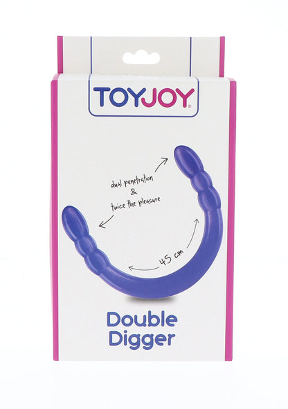 Bestel: Classics Double Digger 45 cm Dong by ToyJoy - bij Happytoys: de erotische sex webshop | liever Happy dan Easy ⭐⭐⭐⭐⭐