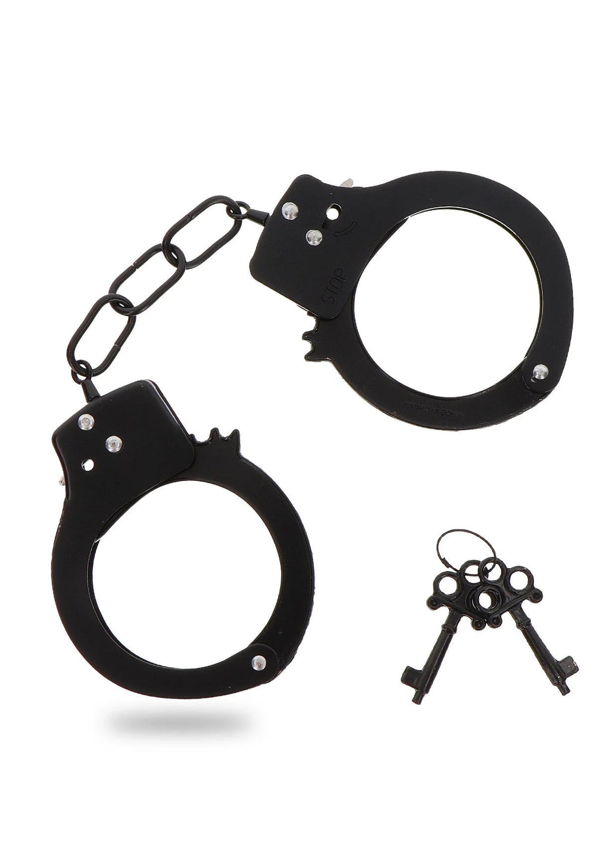 Bestel: Metal Handcuffs by ToyJoy - bij Happytoys: de erotische sex webshop | liever Happy dan Easy ⭐⭐⭐⭐⭐ - Zwart - 10351 - BLACK