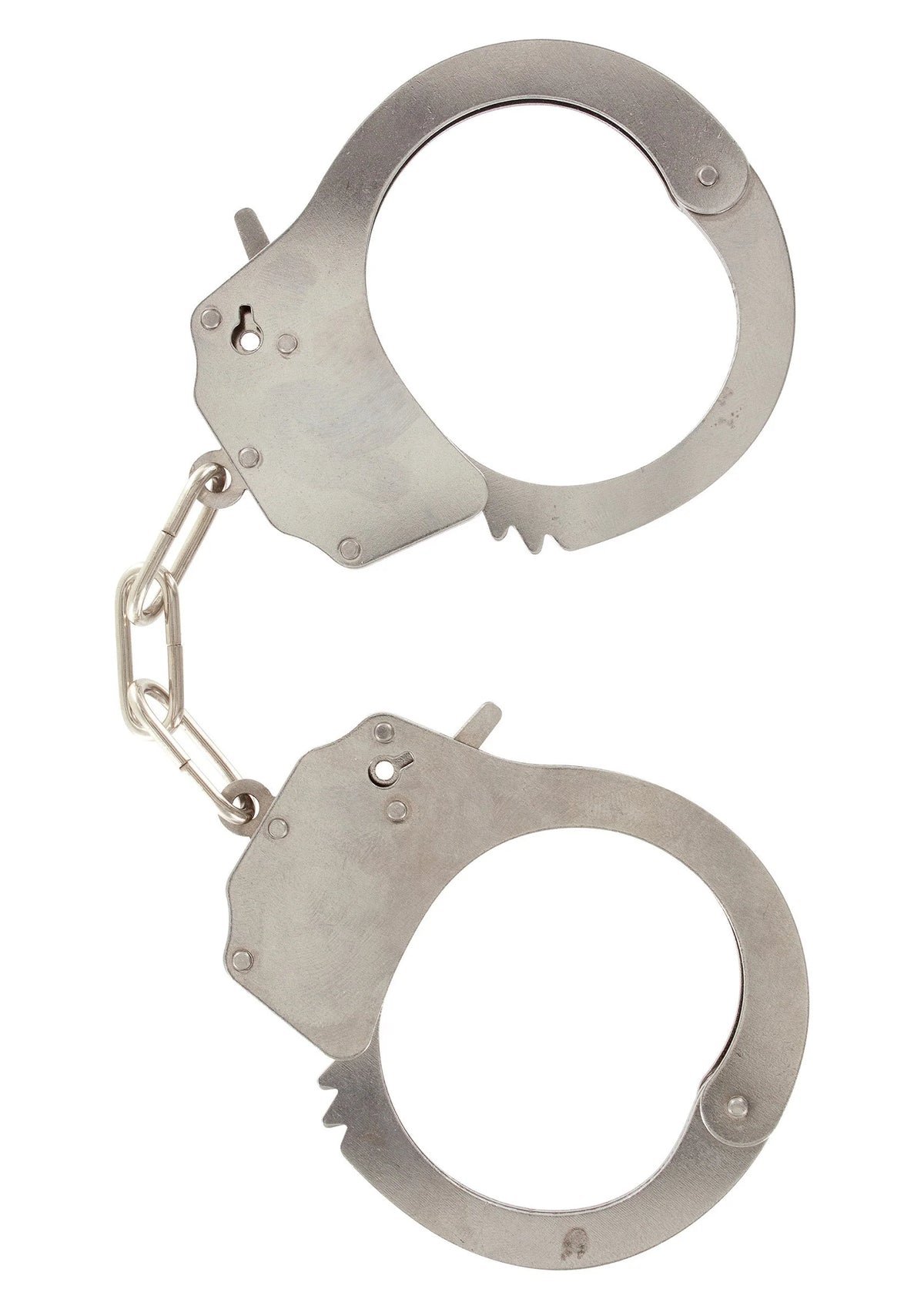 Bestel: Metal Handcuffs by ToyJoy - bij Happytoys: de erotische sex webshop | liever Happy dan Easy ⭐⭐⭐⭐⭐ - Silver - 10351 - SILVER