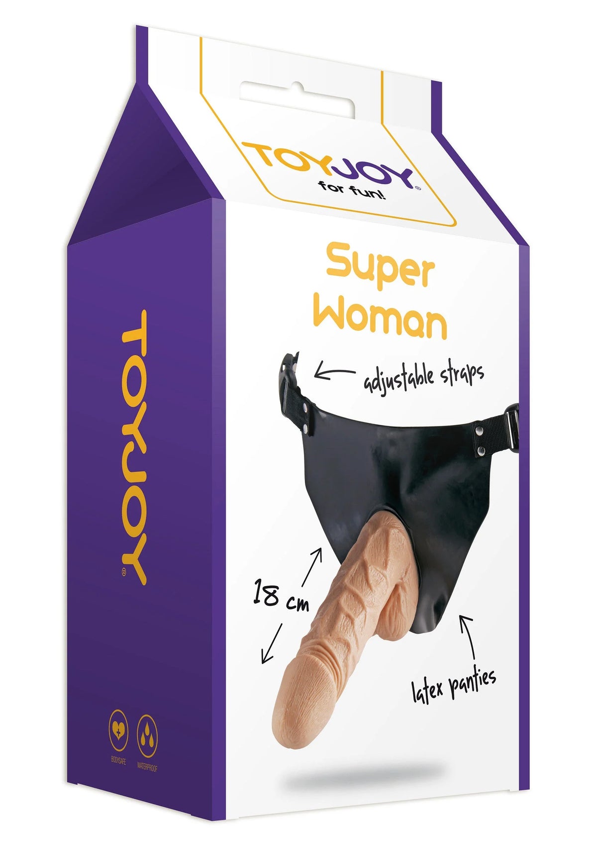 Bestel: Classics Superwoman Strap - On by ToyJoy - bij Happytoys: de erotische sex webshop | liever Happy dan Easy ⭐⭐⭐⭐⭐