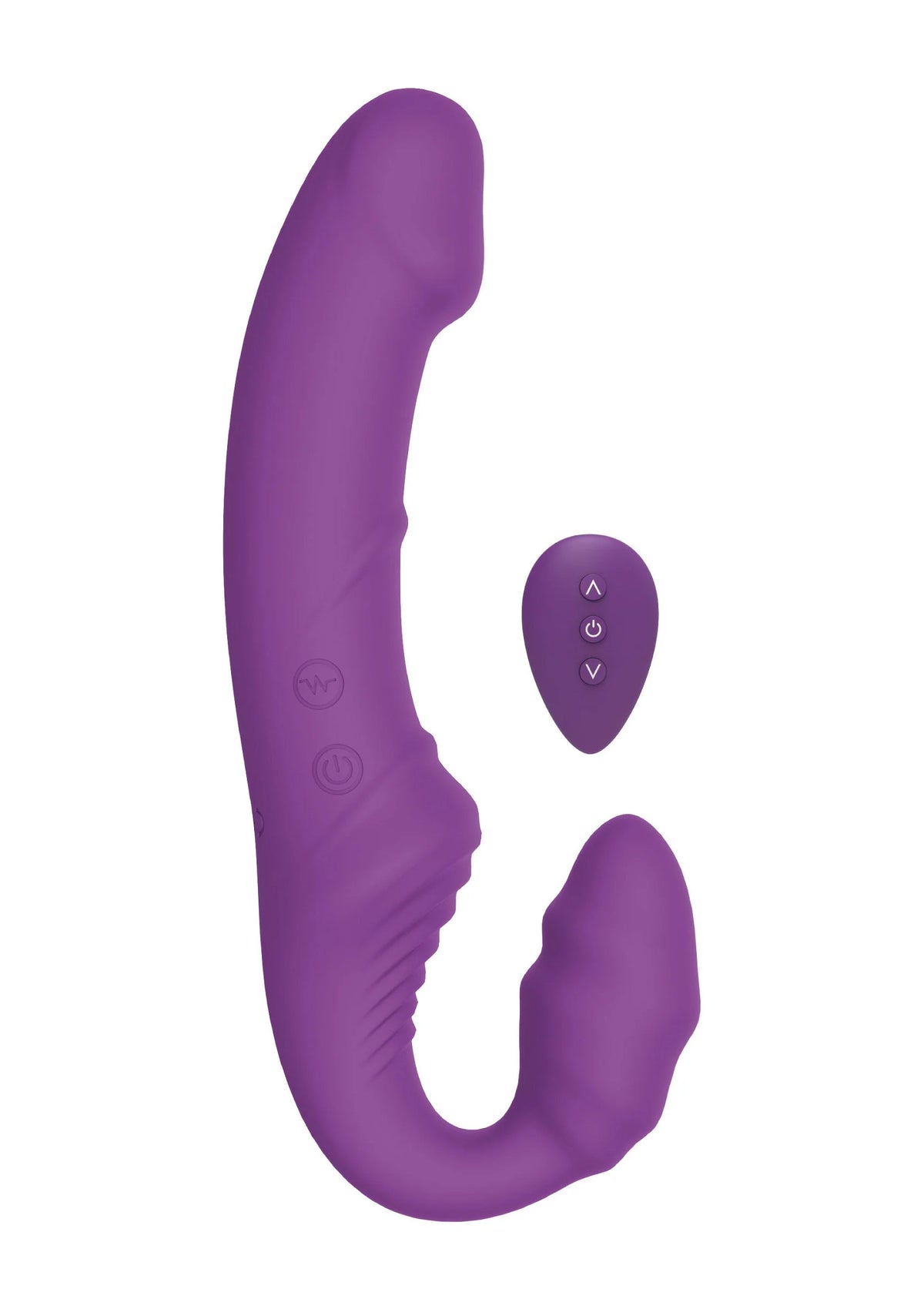 Bestel: Designer Edition Nymphea Vibrating Strap - On by Toyjoy - bij Happytoys: de erotische sex webshop | liever Happy dan Easy ⭐⭐⭐⭐⭐ - Default Title - 10369 - PURPLE