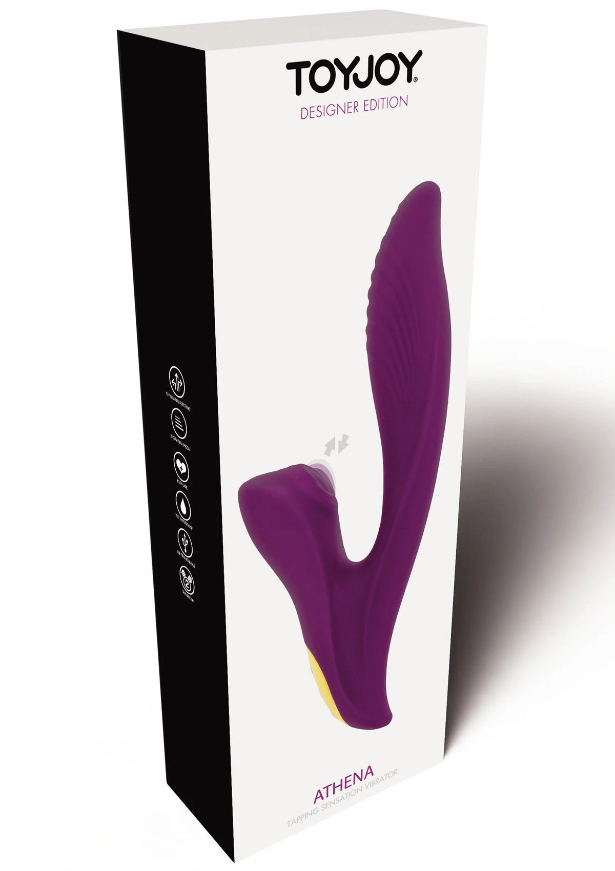 Bestel: Designer Edition Athena Tapping Sensation Vibe by ToyJoy - bij Happytoys: de erotische sex webshop | liever Happy dan Easy ⭐⭐⭐⭐⭐