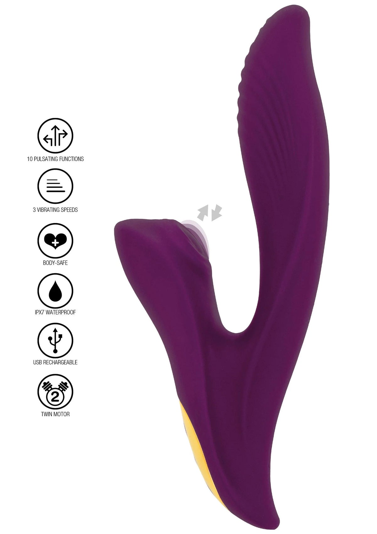 Bestel: Designer Edition Athena Tapping Sensation Vibe by ToyJoy - bij Happytoys: de erotische sex webshop | liever Happy dan Easy ⭐⭐⭐⭐⭐