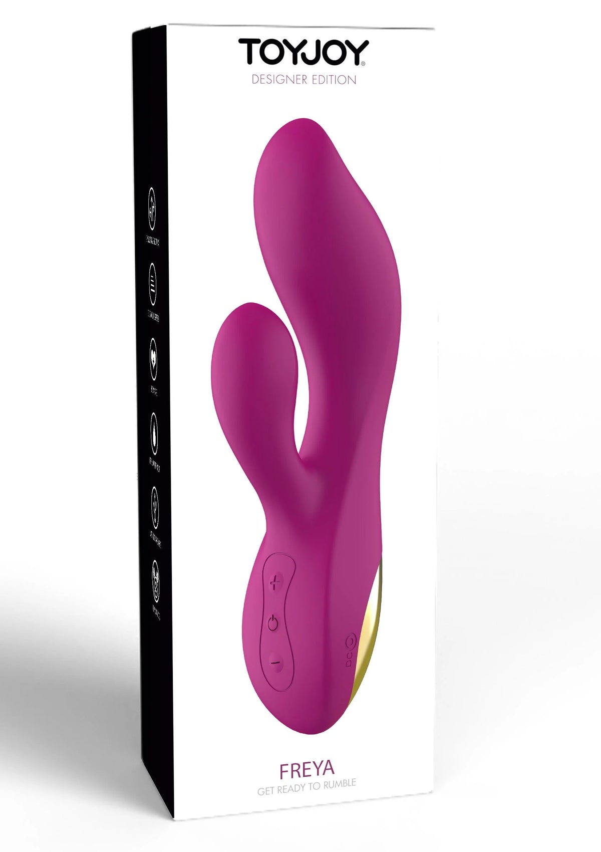 Bestel: Designer Edition Freya Rumble Vibrator by ToyJoy - bij Happytoys: de erotische sex webshop | liever Happy dan Easy ⭐⭐⭐⭐⭐