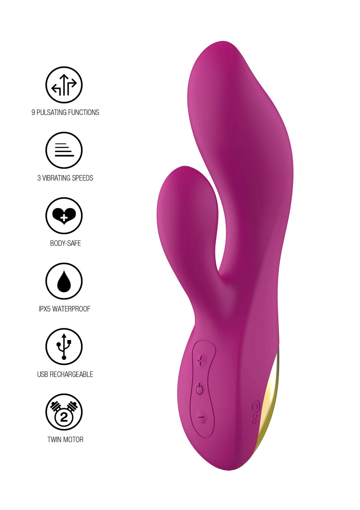 Bestel: Designer Edition Freya Rumble Vibrator by ToyJoy - bij Happytoys: de erotische sex webshop | liever Happy dan Easy ⭐⭐⭐⭐⭐