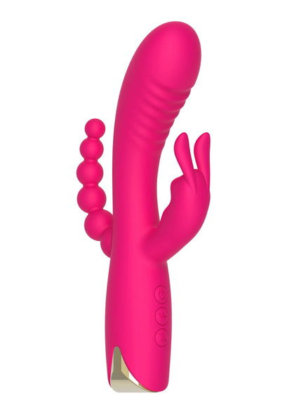 Bestel: Designer Edition Aphrodite Triple Vibrator by ToyJoy - vibrators bij Happytoys: de erotische sex webshop | liever Happy dan Easy ⭐⭐⭐⭐⭐