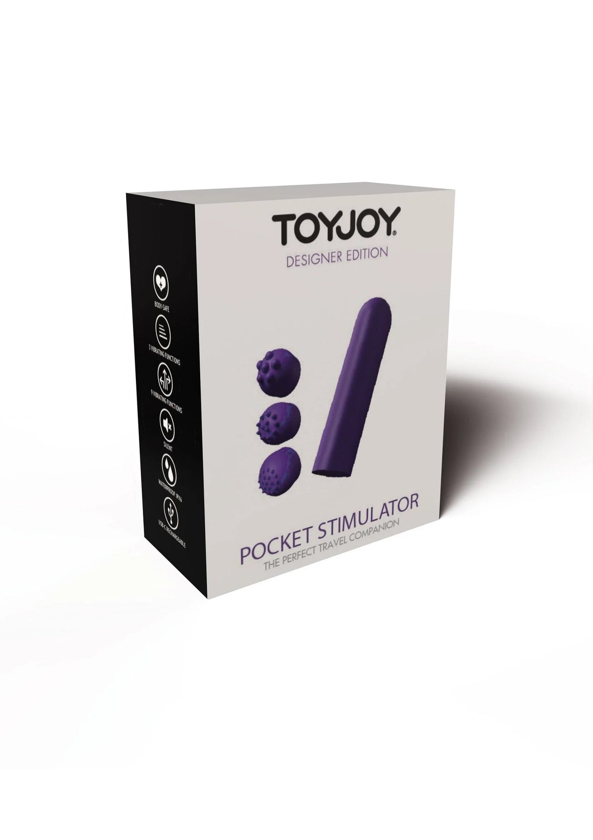 Bestel: Designer Edition Pocket Vibrator Purple by Toyjoy - bij Happytoys: de erotische sex webshop | liever Happy dan Easy ⭐⭐⭐⭐⭐