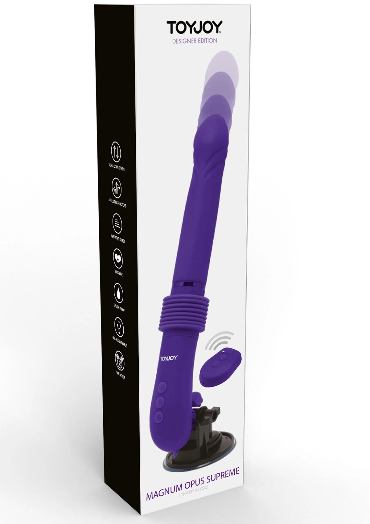 Bestel: Magnum Opus Supreme Thruster 2 by ToyJoy - bij Happytoys: de erotische sex webshop | liever Happy dan Easy ⭐⭐⭐⭐⭐