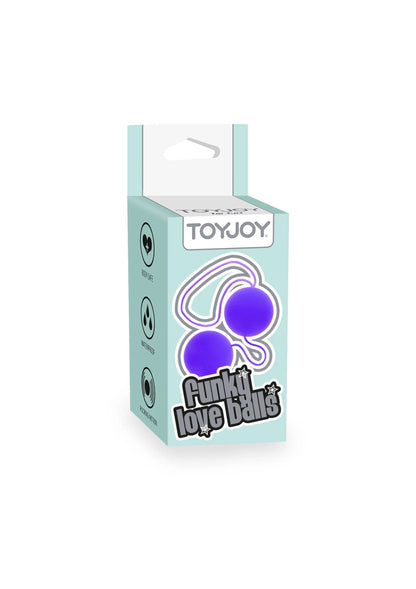 Bestel: Funky Love Balls by Toy Joy Funky Fun Toys - bij Happytoys: de erotische sex webshop | liever Happy dan Easy ⭐⭐⭐⭐⭐