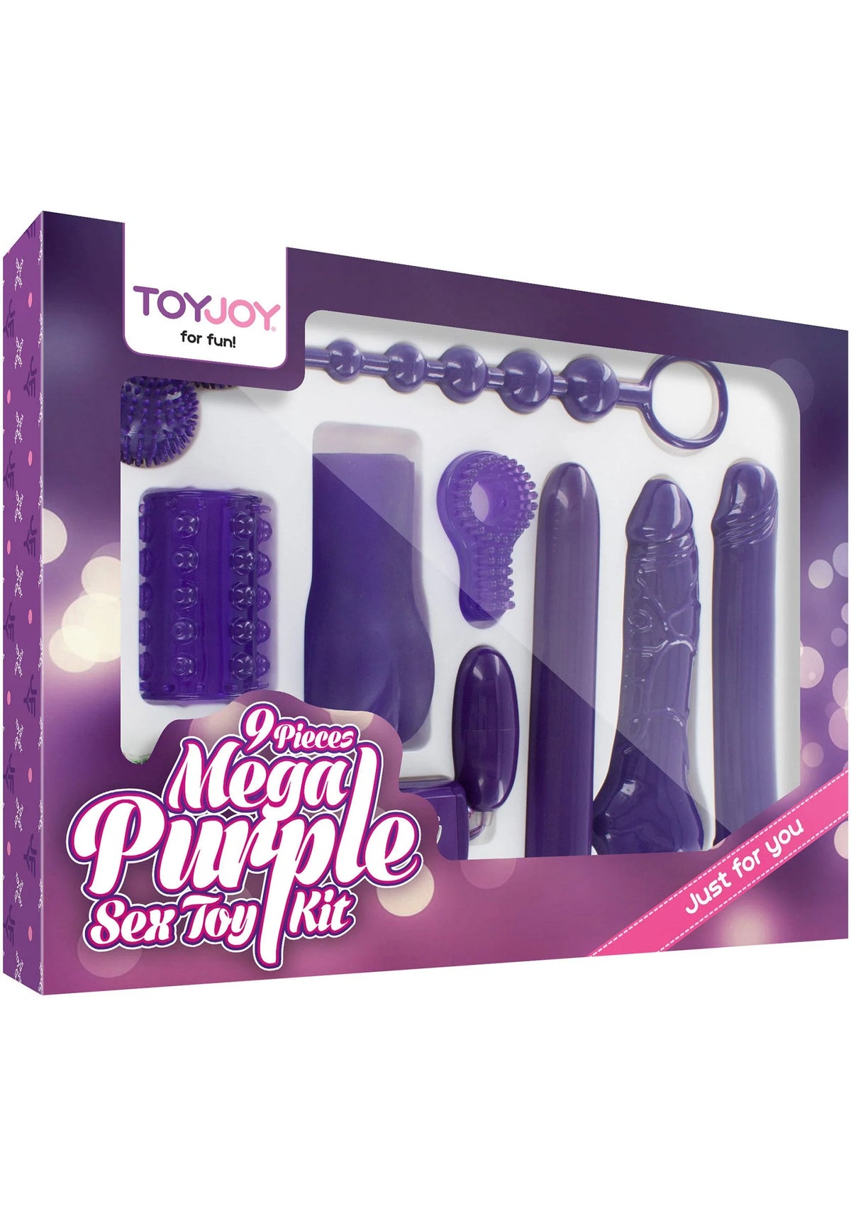 Bestel: Just for You Mega Sex Toy Kit by ToyJoy - bij Happytoys: de erotische sex webshop | liever Happy dan Easy ⭐⭐⭐⭐⭐ - Default Title - 10439 - PURPLE