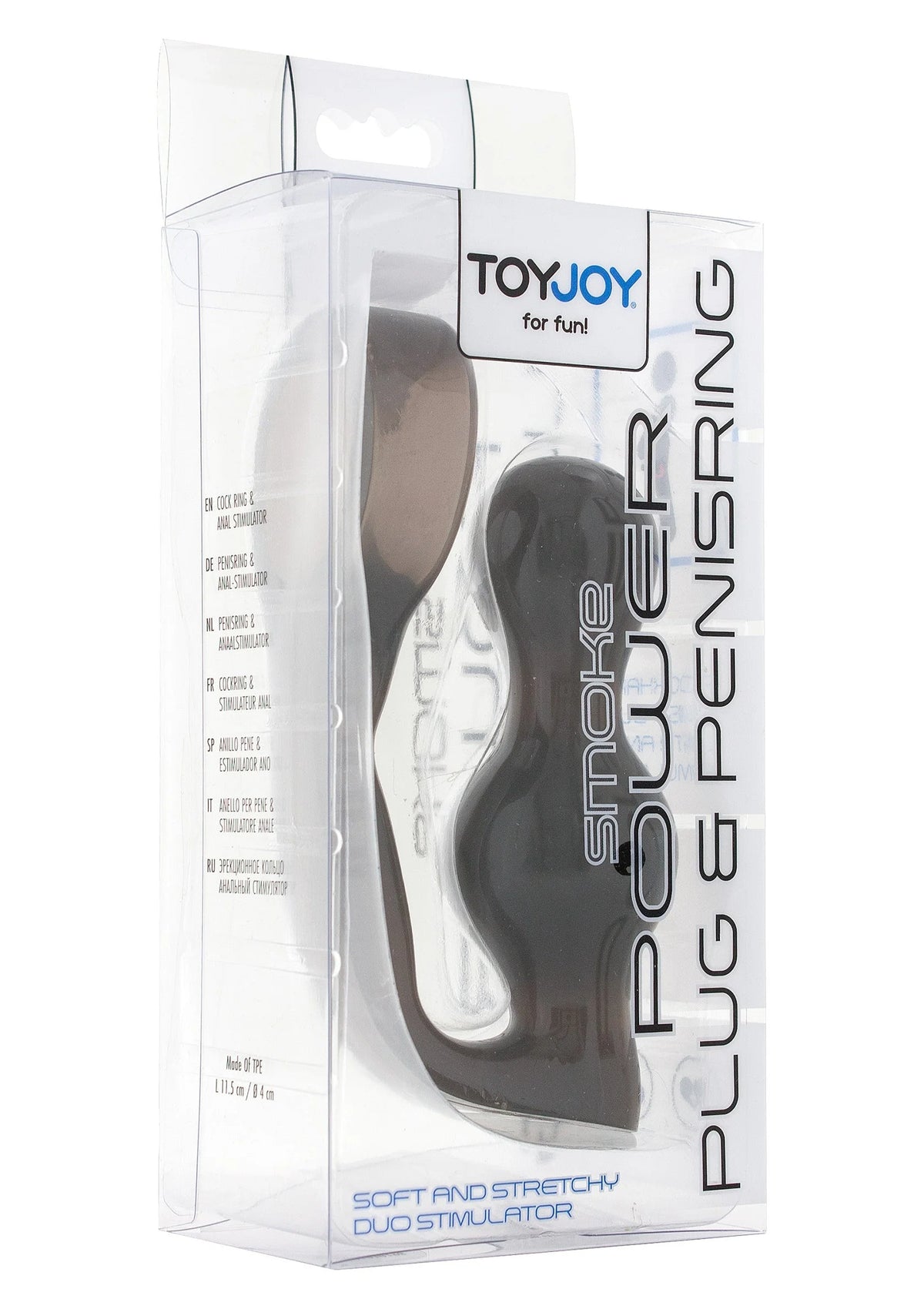 Bestel: Manpower Power Plug & Penisring by ToyJoy - bij Happytoys: de erotische sex webshop | liever Happy dan Easy ⭐⭐⭐⭐⭐