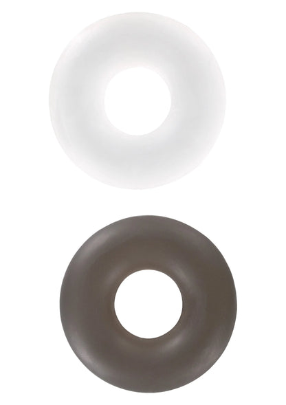 Bestel: Manpower Stud Rings 2pcs by ToyJoy - bij Happytoys: de erotische sex webshop | liever Happy dan Easy ⭐⭐⭐⭐⭐ - Clear - 10464 - CLEAR