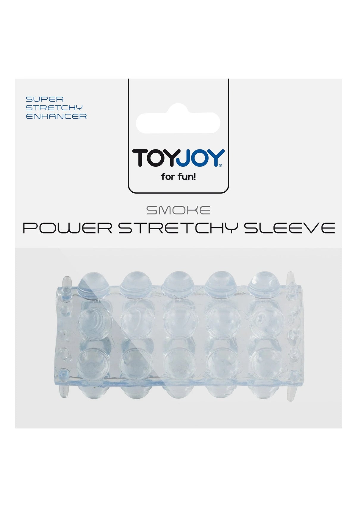 Bestel: Power Stretchy Clear Blue by ToyJoy - bij Happytoys: de erotische sex webshop | liever Happy dan Easy ⭐⭐⭐⭐⭐