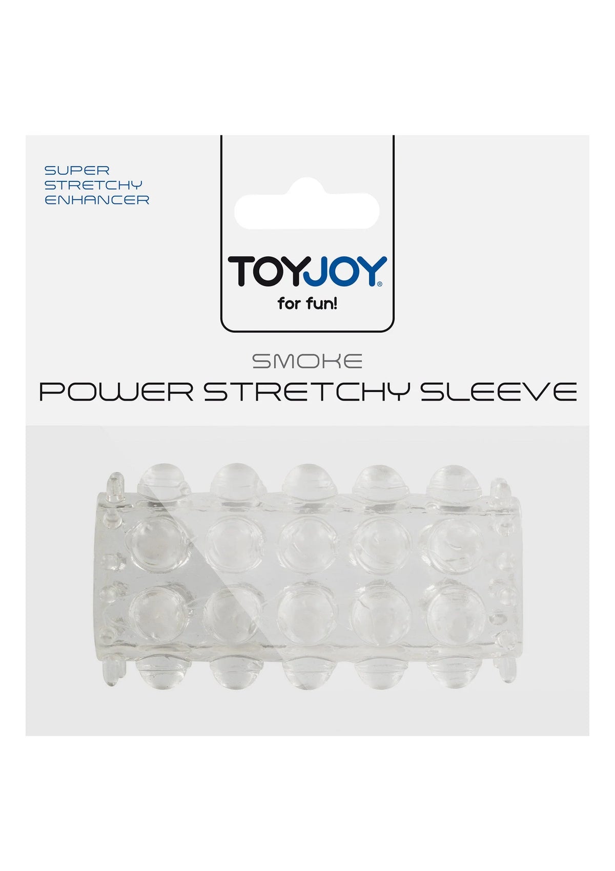 Bestel: Power Stretchy Clear Blue by ToyJoy - bij Happytoys: de erotische sex webshop | liever Happy dan Easy ⭐⭐⭐⭐⭐