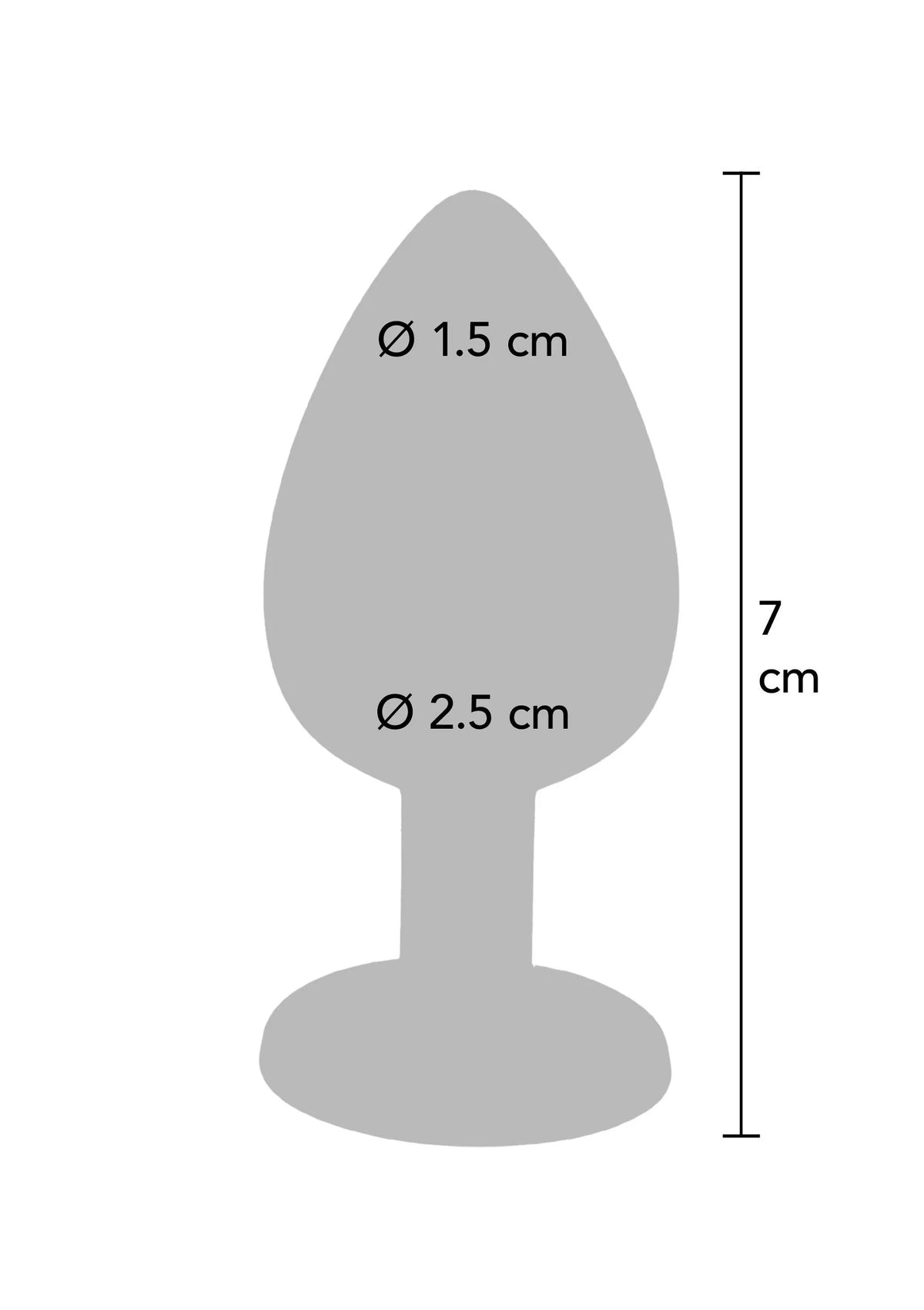 Bestel: Diamond Booty Jewel Small by ToyJoy - bij Happytoys: de erotische sex webshop | liever Happy dan Easy ⭐⭐⭐⭐⭐