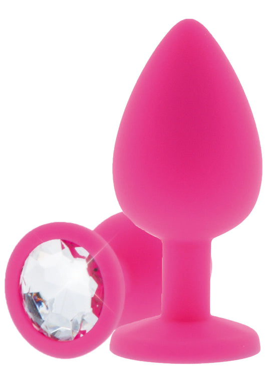 Bestel: Diamond Booty Jewel Large - bij Happytoys: de erotische sex webshop | liever Happy dan Easy ⭐⭐⭐⭐⭐ - Default Title - 10575 - PINK