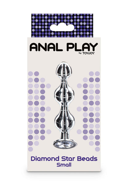 Bestel: Diamond Star Beads Small by ToyJoy Anal Play - bij Happytoys: de erotische sex webshop | liever Happy dan Easy ⭐⭐⭐⭐⭐
