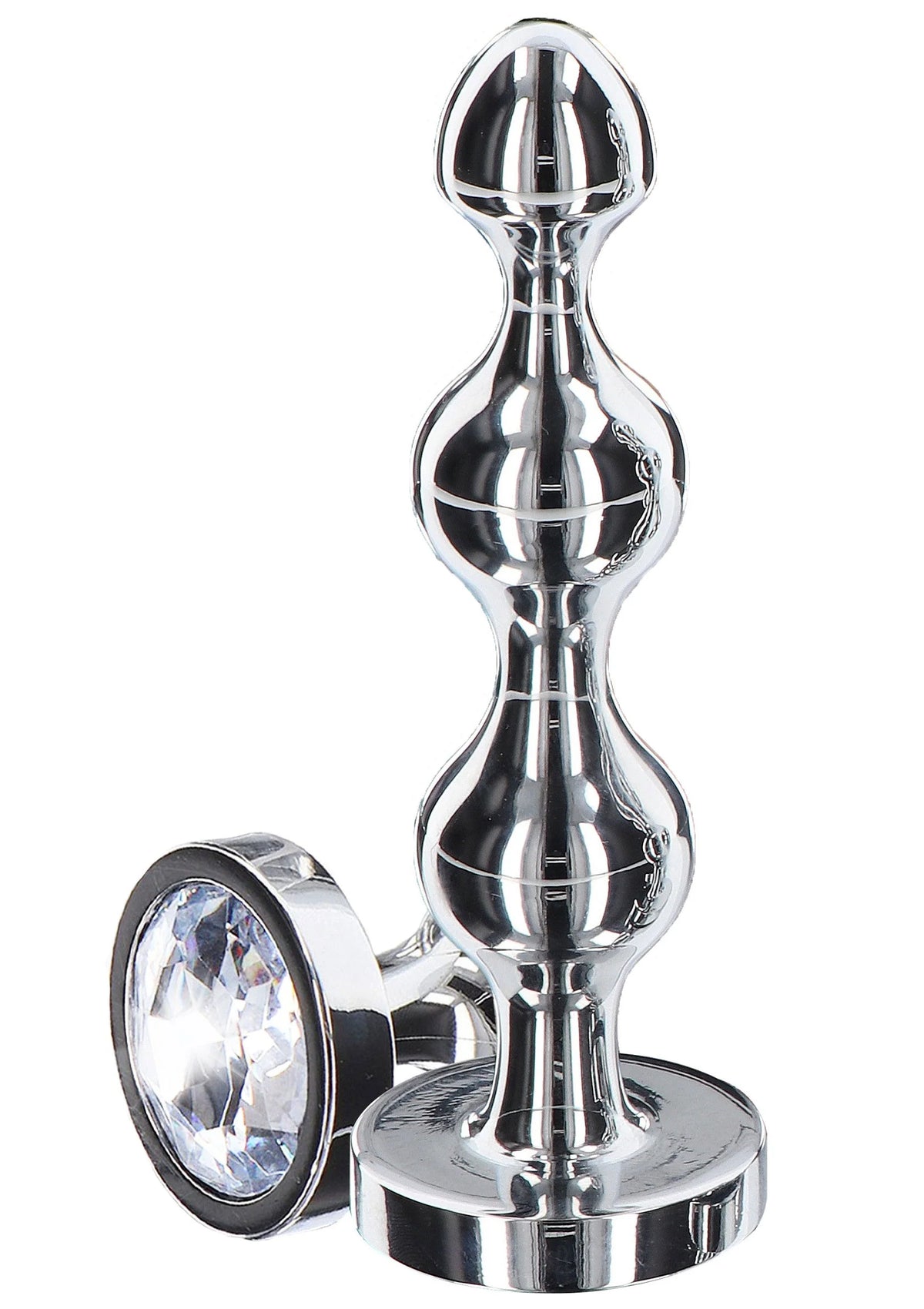 Bestel: Diamond Star Beads Large by ToyJoy Anal Play - bij Happytoys: de erotische sex webshop | liever Happy dan Easy ⭐⭐⭐⭐⭐ - Default Title - 10578 - SILVER
