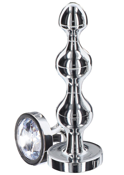 Bestel: Diamond Star Beads Large by ToyJoy Anal Play - bij Happytoys: de erotische sex webshop | liever Happy dan Easy ⭐⭐⭐⭐⭐ - Default Title - 10578 - SILVER