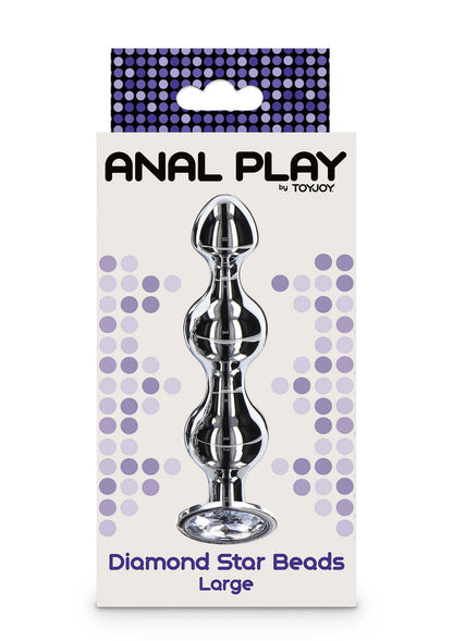 Bestel: Diamond Star Beads Large by ToyJoy Anal Play - bij Happytoys: de erotische sex webshop | liever Happy dan Easy ⭐⭐⭐⭐⭐