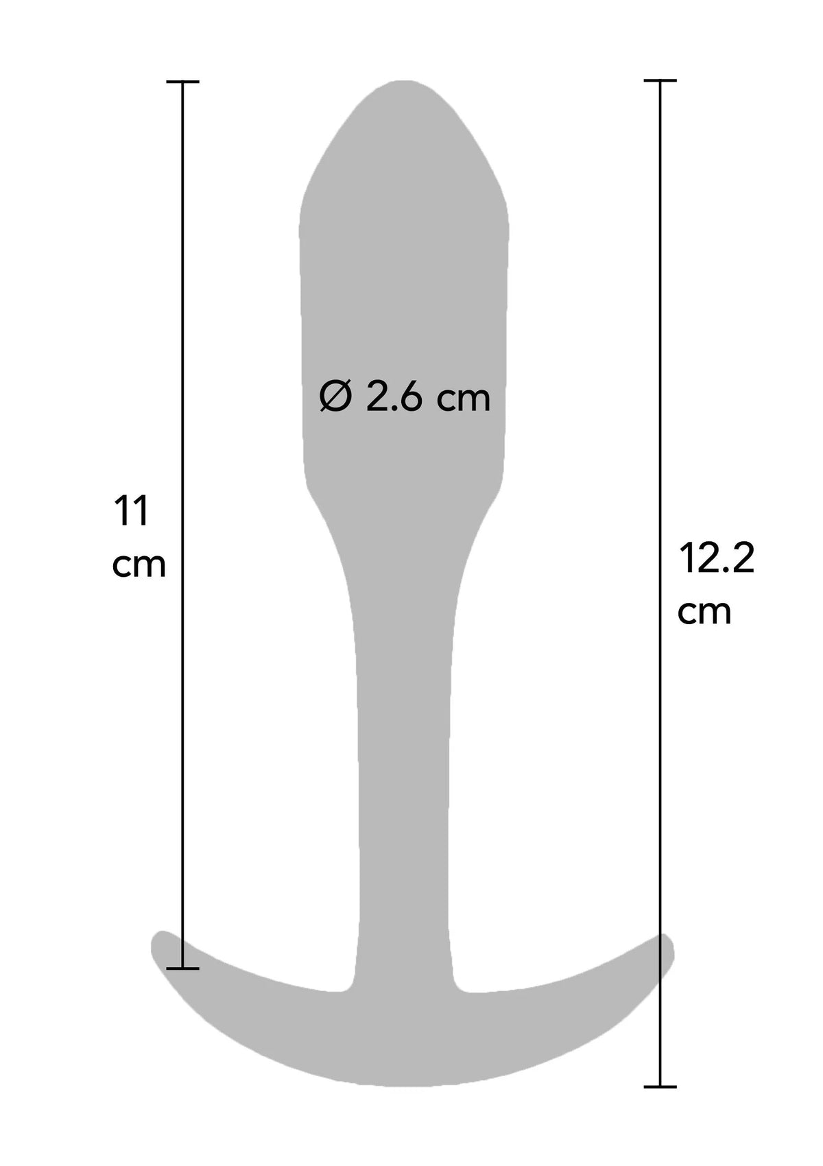 Bestel: Smooth Anal Plug Large by ToyJoy - bij Happytoys: de erotische sex webshop | liever Happy dan Easy ⭐⭐⭐⭐⭐