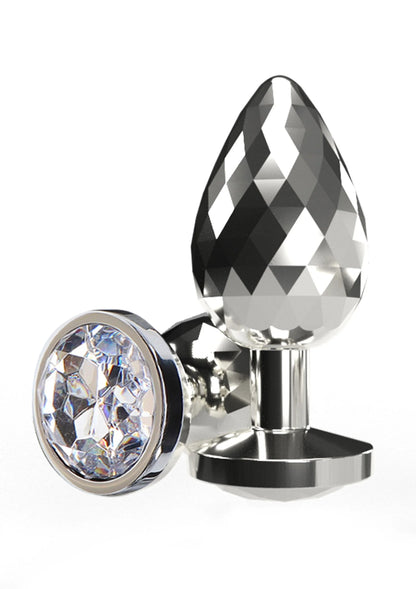 Bestel: Disco Diamond Plug Medium by ToyJoy Anal Play - bij Happytoys: de erotische sex webshop | liever Happy dan Easy ⭐⭐⭐⭐⭐ - Default Title - 10598 - SILVER