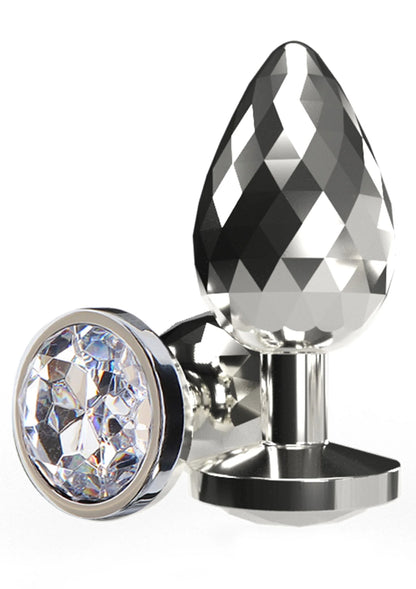 Bestel: Disco Diamond Plug Large by ToyJoy Anal Play - bij Happytoys: de erotische sex webshop | liever Happy dan Easy ⭐⭐⭐⭐⭐ - Default Title - 10599 - SILVER