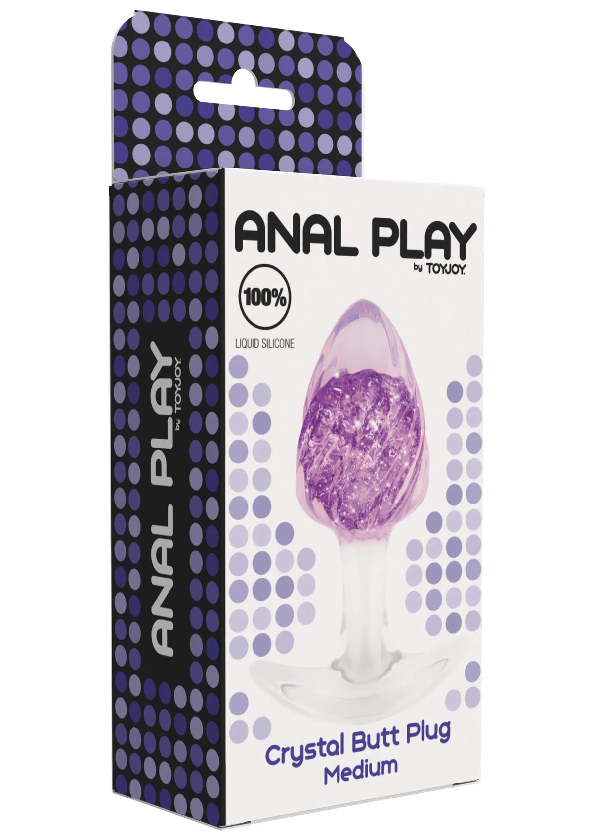 Bestel: Crystal Butt Plug Medium by ToyJoy - bij Happytoys: de erotische sex webshop | liever Happy dan Easy ⭐⭐⭐⭐⭐