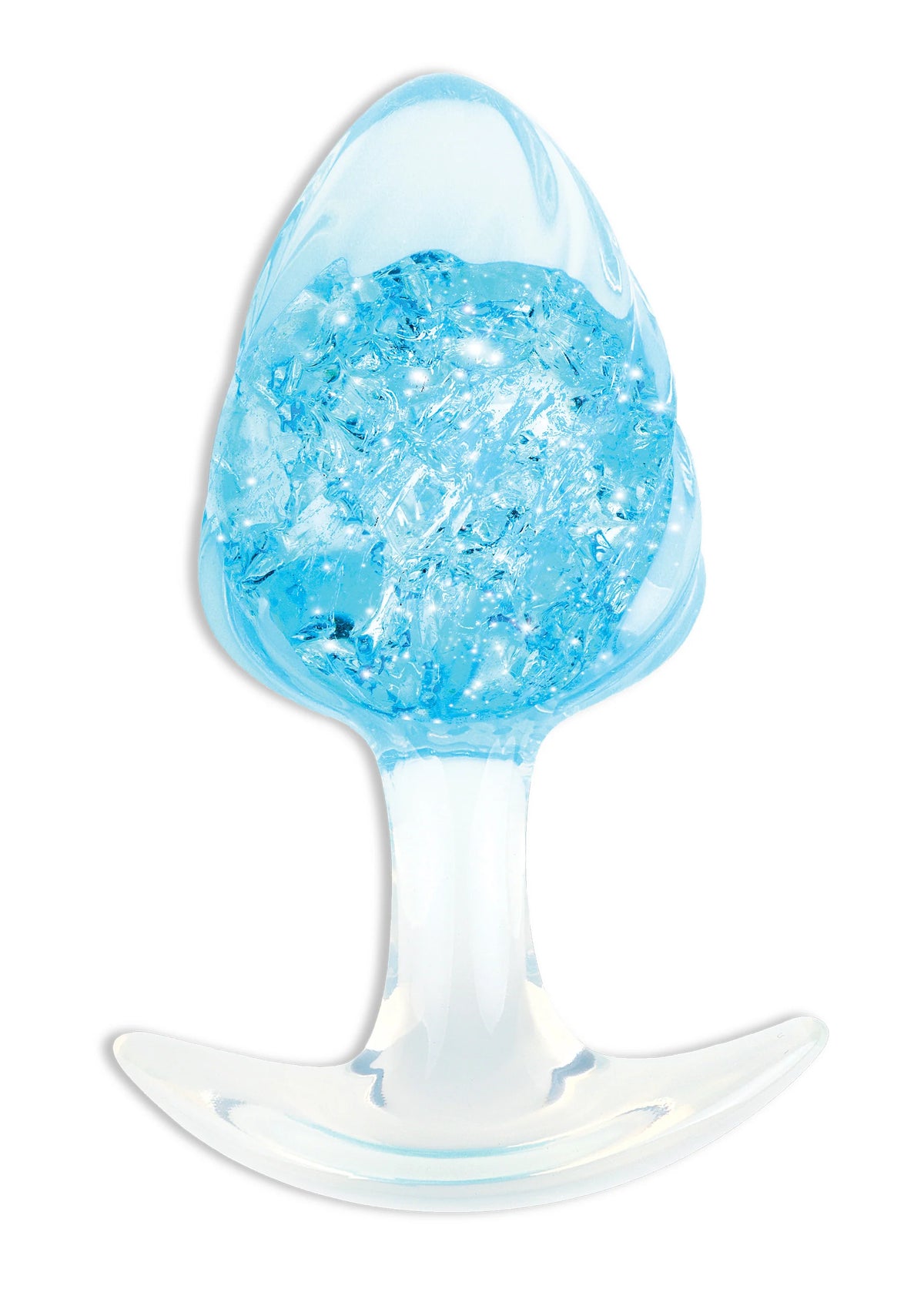 Bestel: Crystal Butt Plug Large by ToyJoy Anal Play - bij Happytoys: de erotische sex webshop | liever Happy dan Easy ⭐⭐⭐⭐⭐ - Default Title - 10602 - BLUE