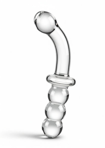 Bestel: Dual - Ended Anal & G - spot Dildo byToyJoy Glass Worxx - vibrators bij Happytoys: de erotische sex webshop | liever Happy dan Easy ⭐⭐⭐⭐⭐