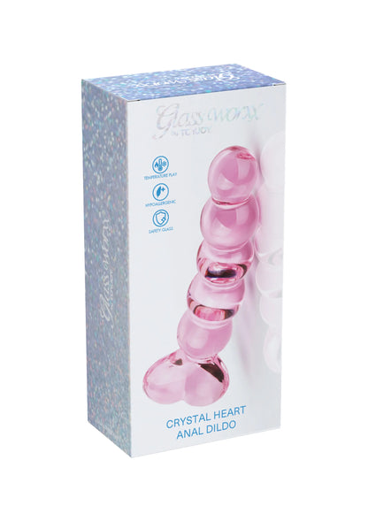 Bestel: Crystal Heart Anal Dildo by ToyJoy Glass Worxx - bij Happytoys: de erotische sex webshop | liever Happy dan Easy ⭐⭐⭐⭐⭐