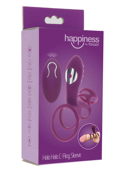 Bestel: Halo Halo C - Ring Sleeve by ToyJoy Happiness - bij Happytoys: de erotische sex webshop | liever Happy dan Easy ⭐⭐⭐⭐⭐