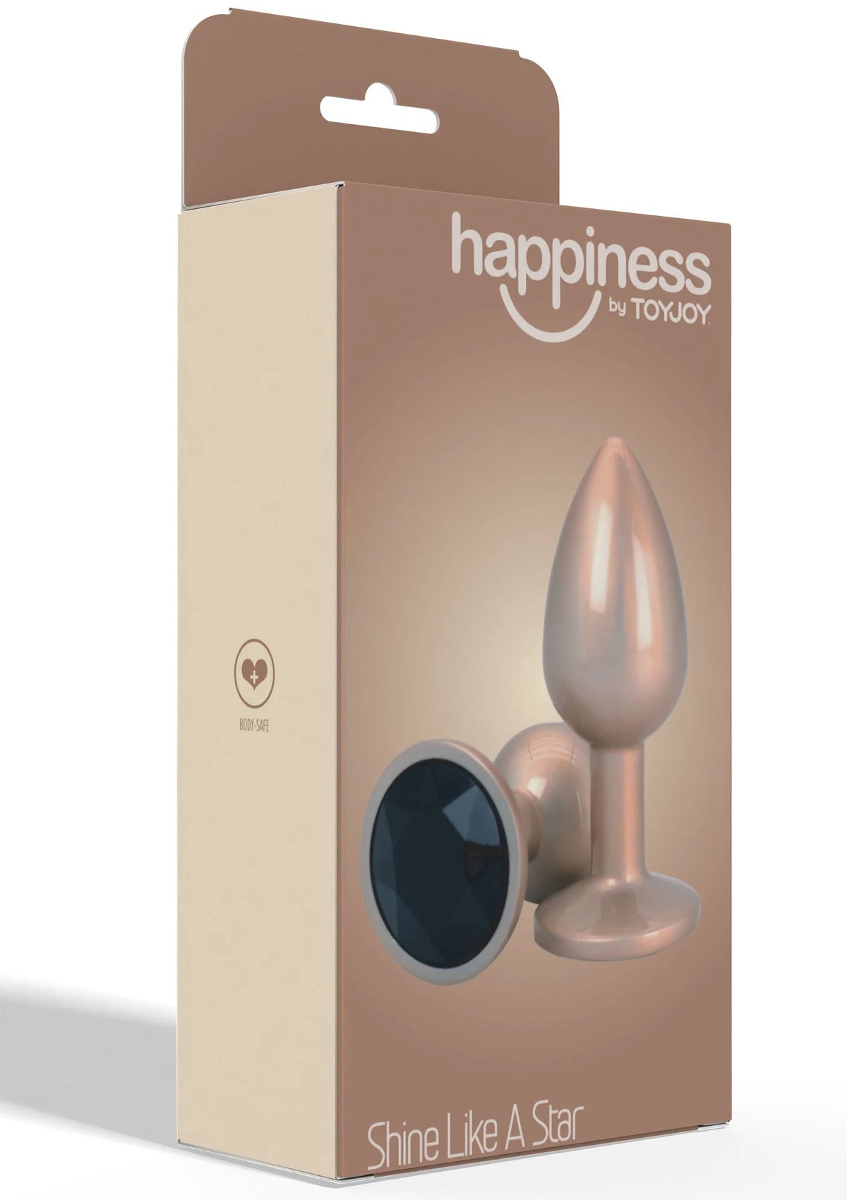 Bestel: Happiness Shine Like A Star Buttplug Rose Gold by Toyjoy - bij Happytoys: de erotische sex webshop | liever Happy dan Easy ⭐⭐⭐⭐⭐