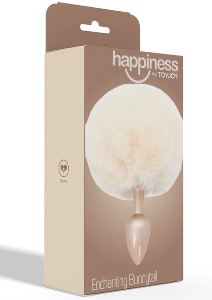 Bestel: Happiness Enchanting Bunnytail Buttplug White by Toyjoy - bij Happytoys: de erotische sex webshop | liever Happy dan Easy ⭐⭐⭐⭐⭐