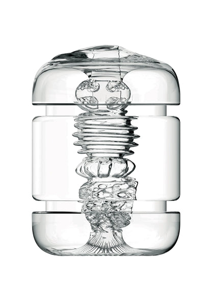 Bestel: Clear Shot Double Masturbator by Private - bij Happytoys: de erotische sex webshop | liever Happy dan Easy ⭐⭐⭐⭐⭐