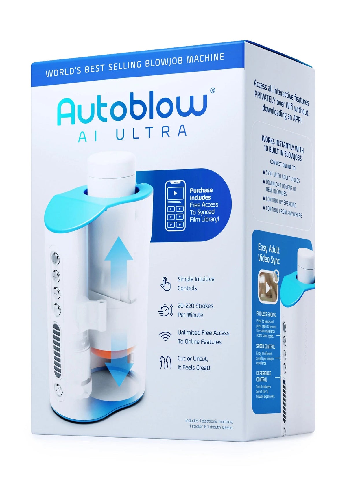 Bestel: Autoblow AI Ultra (EU Plug) By Autoblow - bij Happytoys: de erotische sex webshop | liever Happy dan Easy ⭐⭐⭐⭐⭐