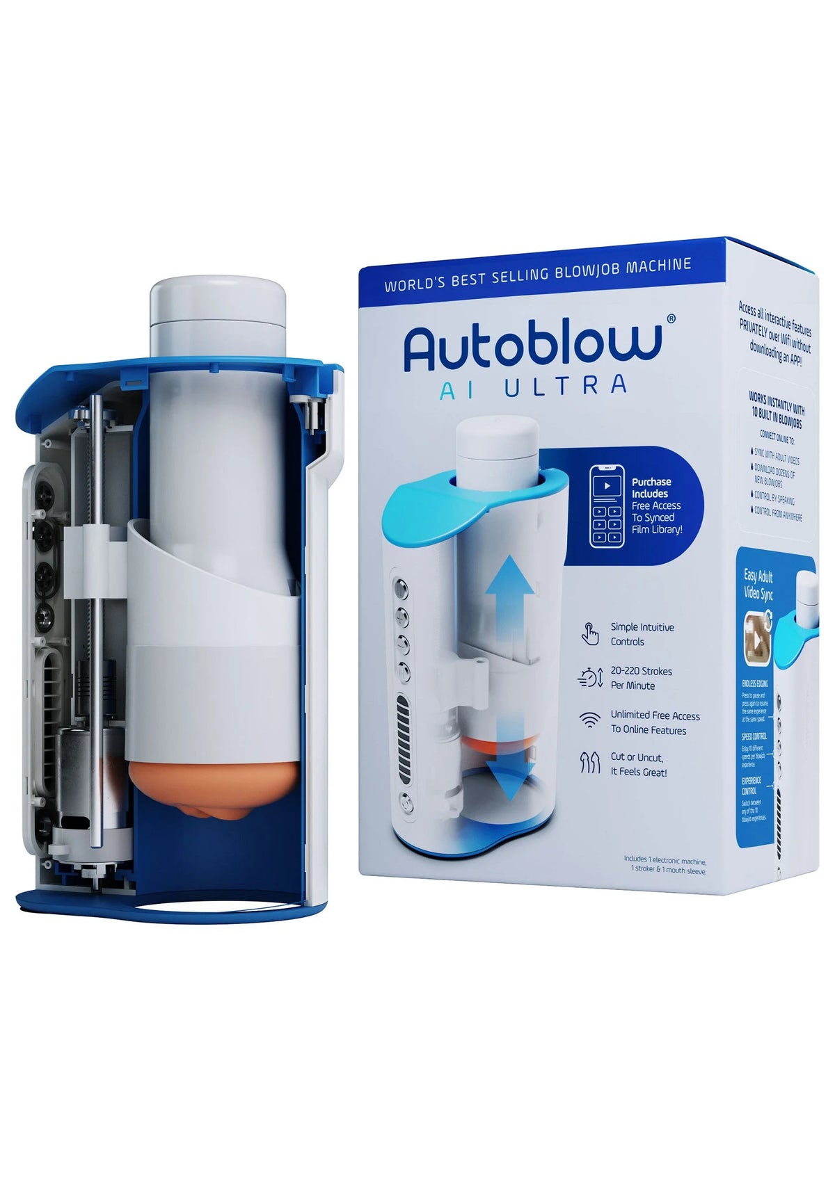 Bestel: Autoblow AI Ultra (EU Plug) By Autoblow - bij Happytoys: de erotische sex webshop | liever Happy dan Easy ⭐⭐⭐⭐⭐