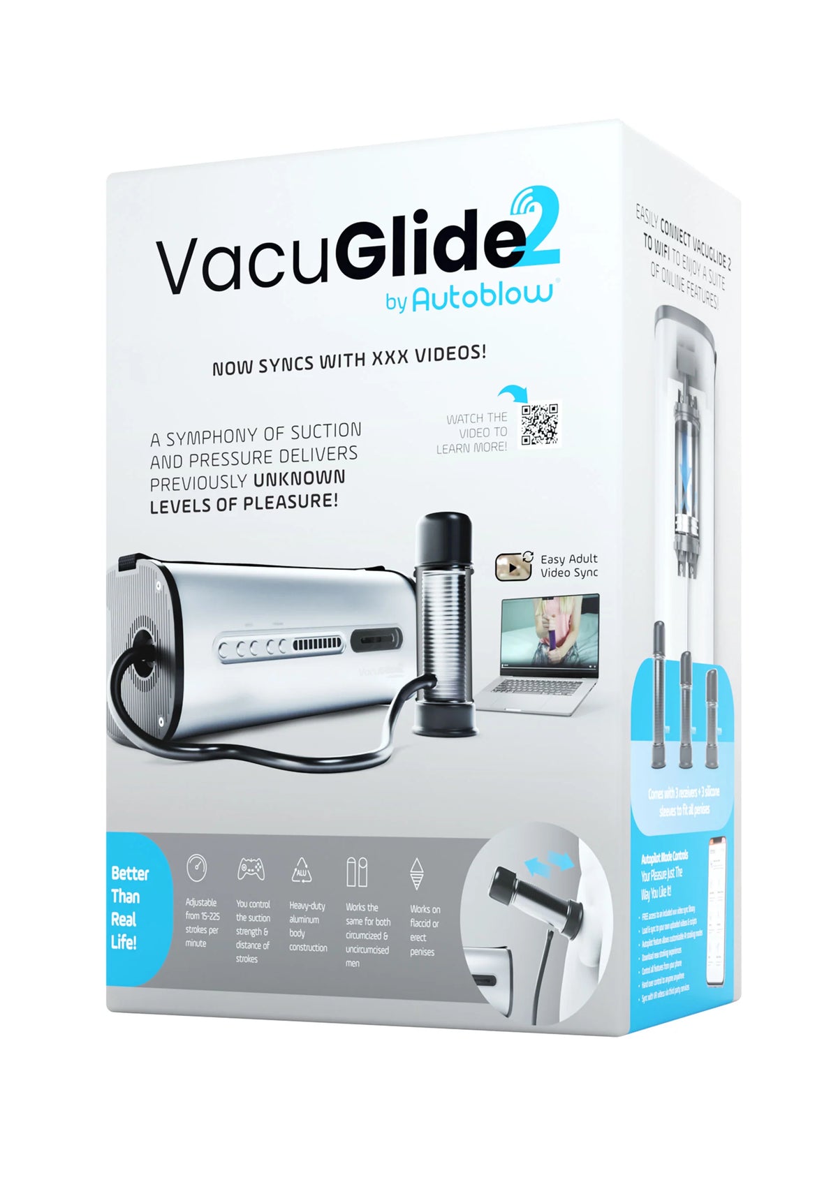 Bestel: VacuGLIDE 2 Milking Machine Video Sync by Autoblow - bij Happytoys: de erotische sex webshop | liever Happy dan Easy ⭐⭐⭐⭐⭐