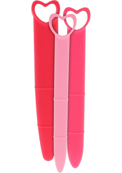 Bestel: Intimate Health by Mae B Silicone Vaginal Dilators 3pcs - bij Happytoys: de erotische sex webshop | liever Happy dan Easy ⭐⭐⭐⭐⭐ - Default Title - 10956 - PINK