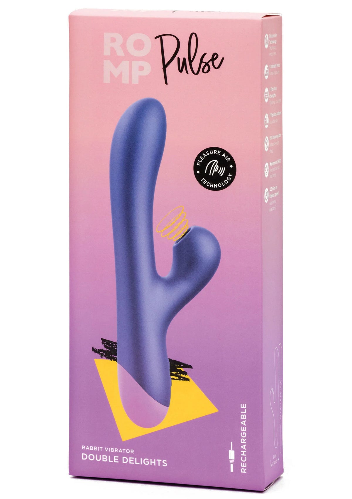 Bestel: Pulse Rabbit Vibrator by Romp - bij Happytoys: de erotische sex webshop | liever Happy dan Easy ⭐⭐⭐⭐⭐