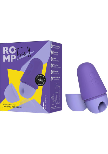 Bestel: Free X airpressure vibrator by Romp - bij Happytoys: de erotische sex webshop | liever Happy dan Easy ⭐⭐⭐⭐⭐
