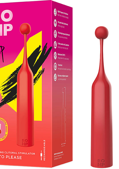 Bestel: Pop tip vibrator by Romp - bij Happytoys: de erotische sex webshop | liever Happy dan Easy ⭐⭐⭐⭐⭐
